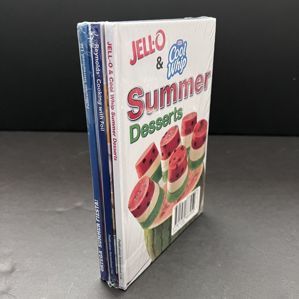5 Vintage Summer Cookbooks – Ortega, Reynolds, Jell-O, Cool Whip, Dole, Crock Pot Recipes
