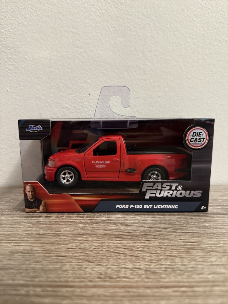 Experience Jada Fast And Furious Brian's 1999 Ford F-150 SVT Lightning in stunning 1:32 scale detail