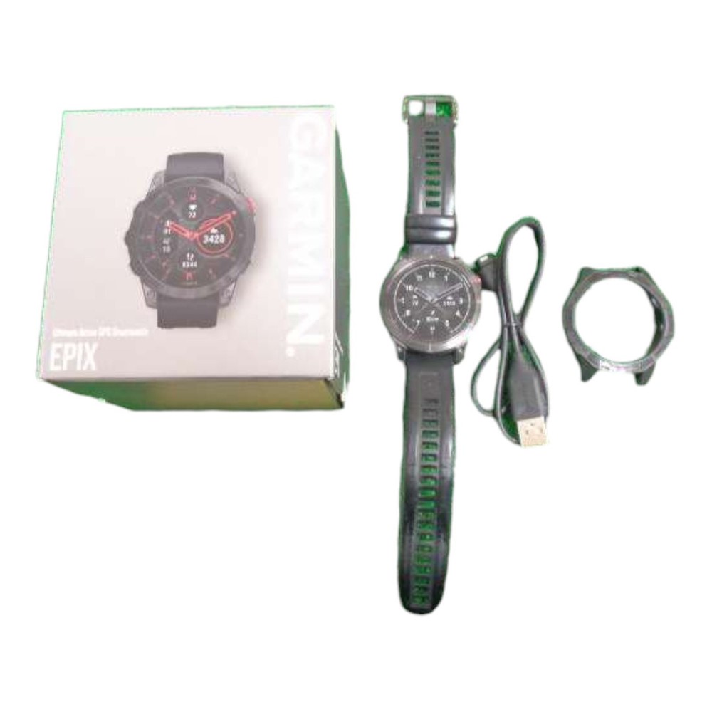 Garmin Epix GPS Smartwatch with Heart Rate Monitor Waterproof Fitness Tracker Pre-Owned Japan
