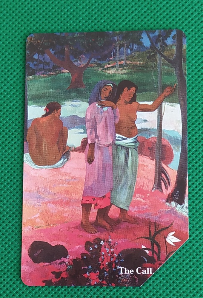 Italy Women by Gauguin The Call Photo Used Phone Card