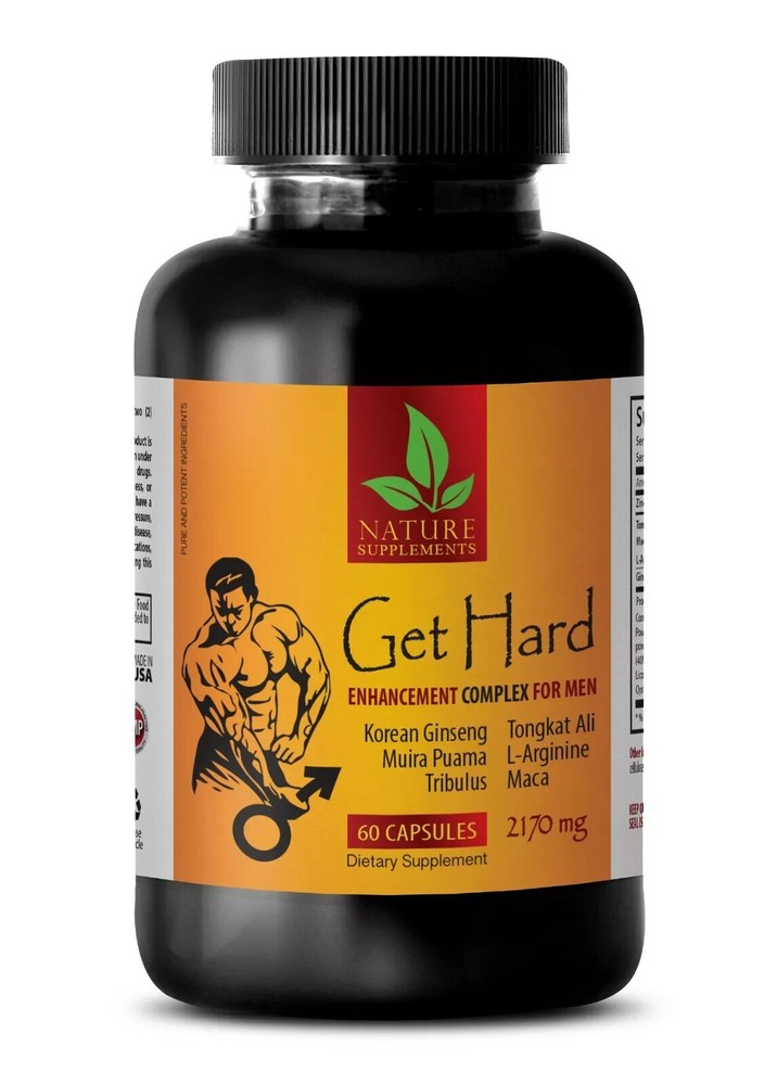 fast acting performance enhancer pills GET HARD 2170mg 60 Capsules, Pack of 1