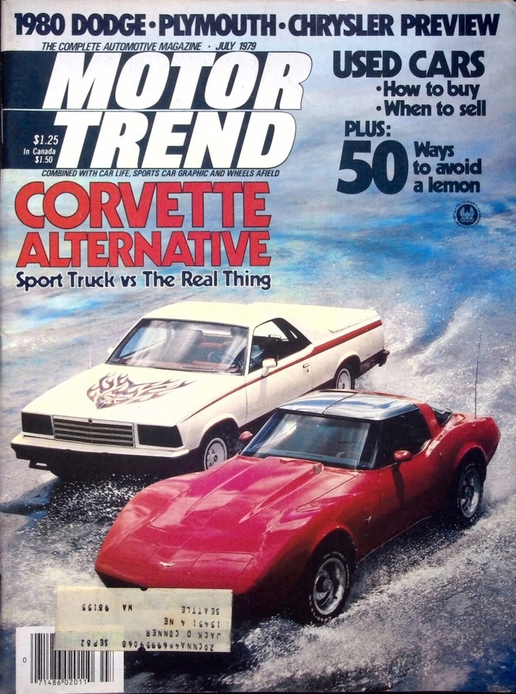 CORVETTE ALTERNATIVE - MOTOR TREND MAGAZINE, JULY 1979 • VOL. 31, NO. 7