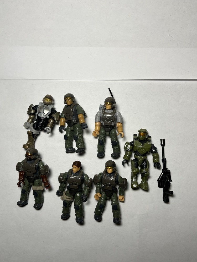 Halo Mega Construx Marine Master Chief Lot