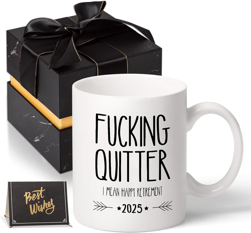 2025 Happy Retirement Coffee Mug - Unique Gift Idea