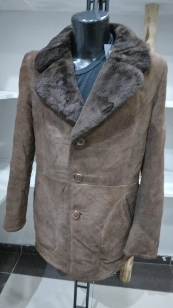 Sheepskin Used Pre-owned Woman Brown Size 46 MGS201PI