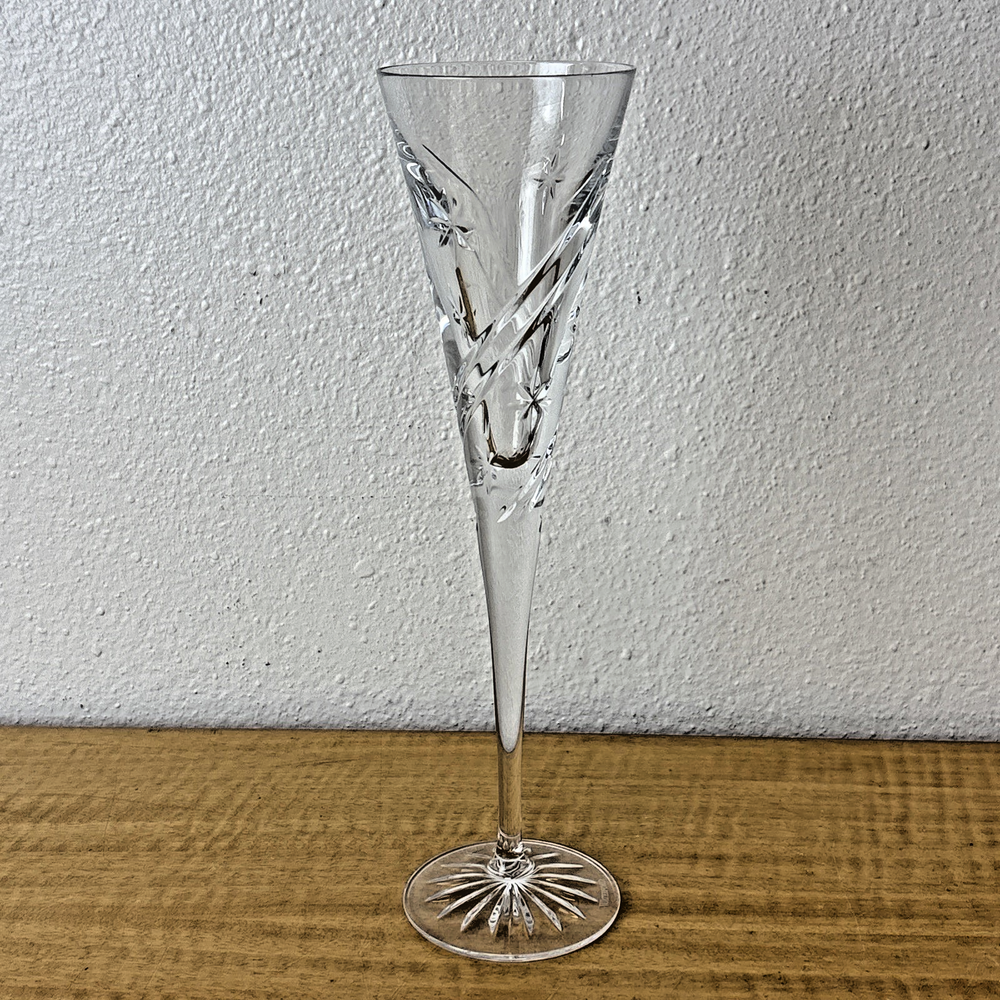 Waterford Happy Wishes 11-Inch Crystal Champagne Flute