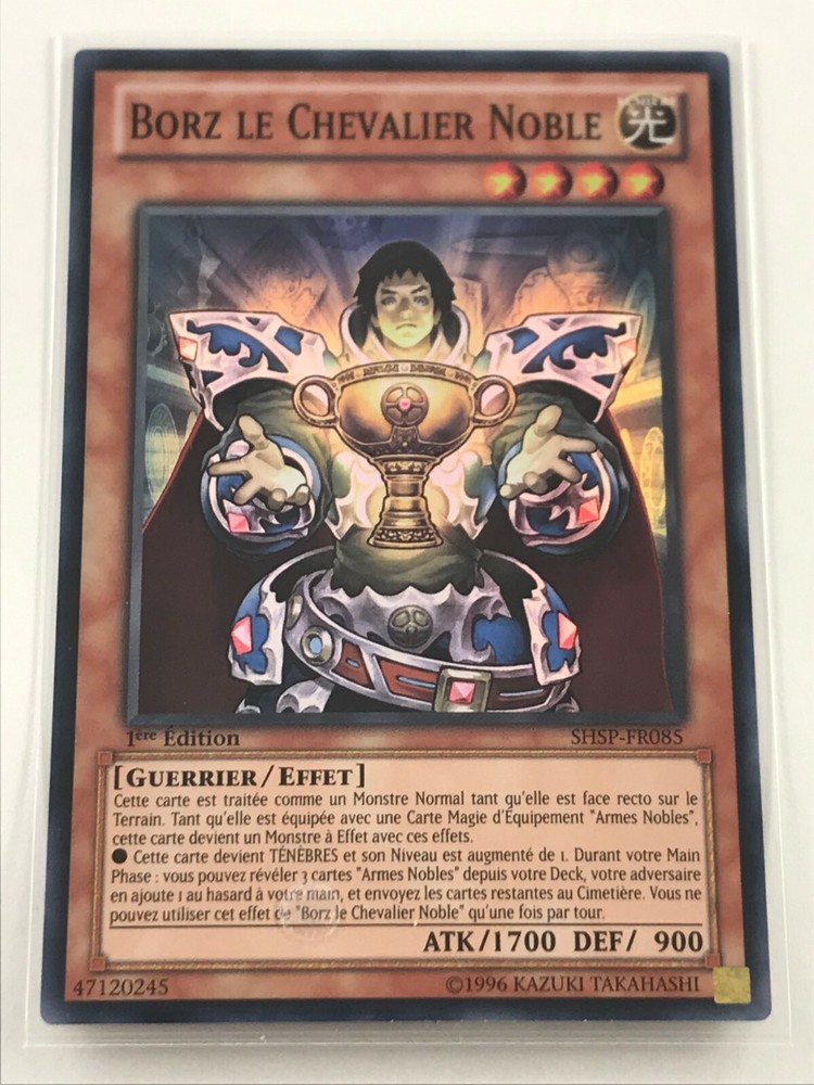 Yu-Gi-Oh - JCC - Borz the Noble Knight - SHSP-FR085 - Used - FR
