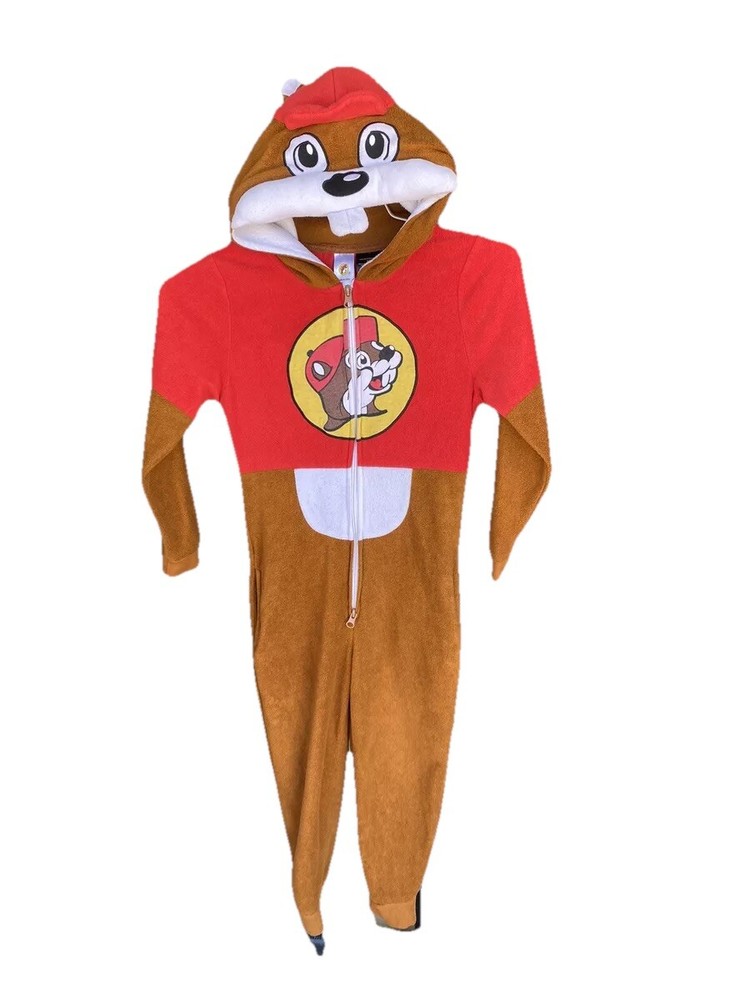 Buccee Beaver Mascot. Child XS/S One Piece Pajamas