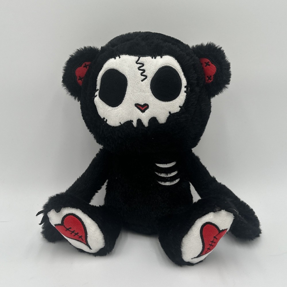 Grim Stitch Bear Black Gooli Plush Toy  