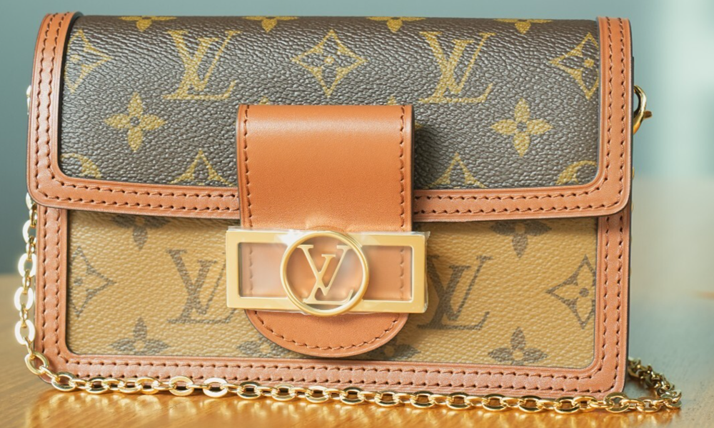 Louis Vuitton Shoulder Bag  Monogram Brown Dauphine OS M68746