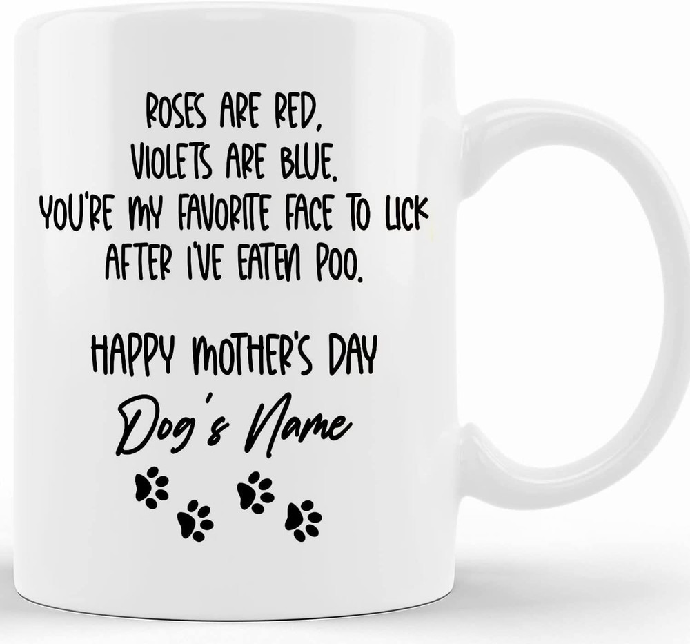 Best Funny Dog Mom Mug - Personalized Gift for Dog Lovers on Mother’s Day