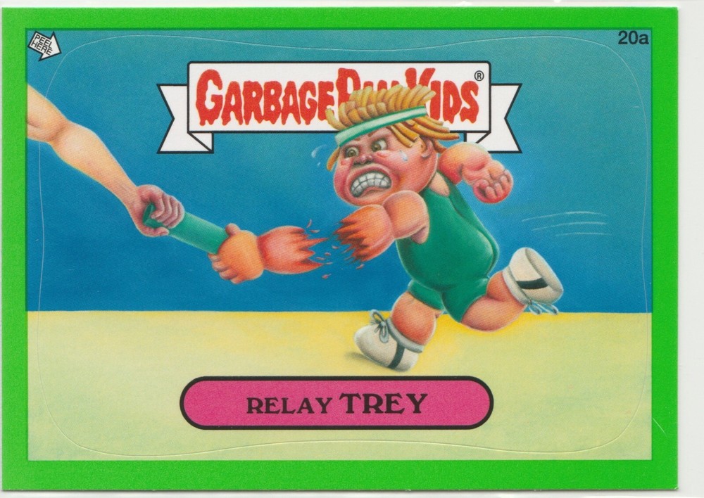 Gross Green Garbage Pail Kids GPK Relay Trey #20a 2012 Series 1 BNS1 Brand New
