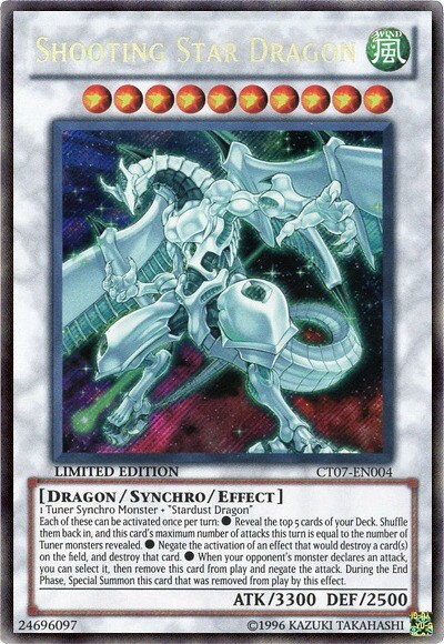 Shooting Star Dragon - CT07-EN004 - Secret Rare - Limited Edition x1 - Moderatel
