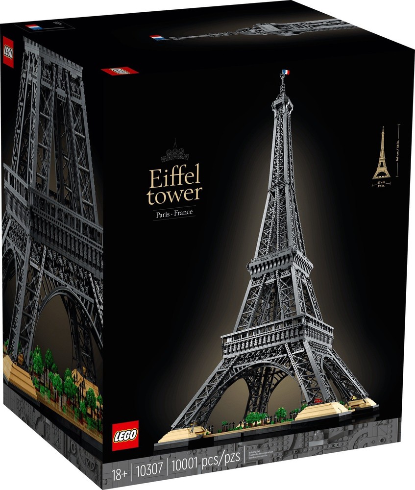 LEGO Icons: The Eiffel Tower (10307) - Brand New, Original SEALED Box - 10001 Pc