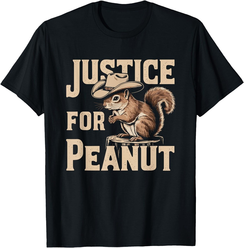 Justice For Peanut The Squirrel T Shirt Men