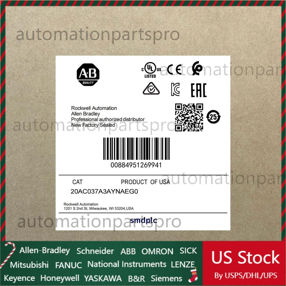 20AC037A3AYNAEG0 AB servo motor Express shipping 20AC037A3AYNAEG0 GN US Free Tax