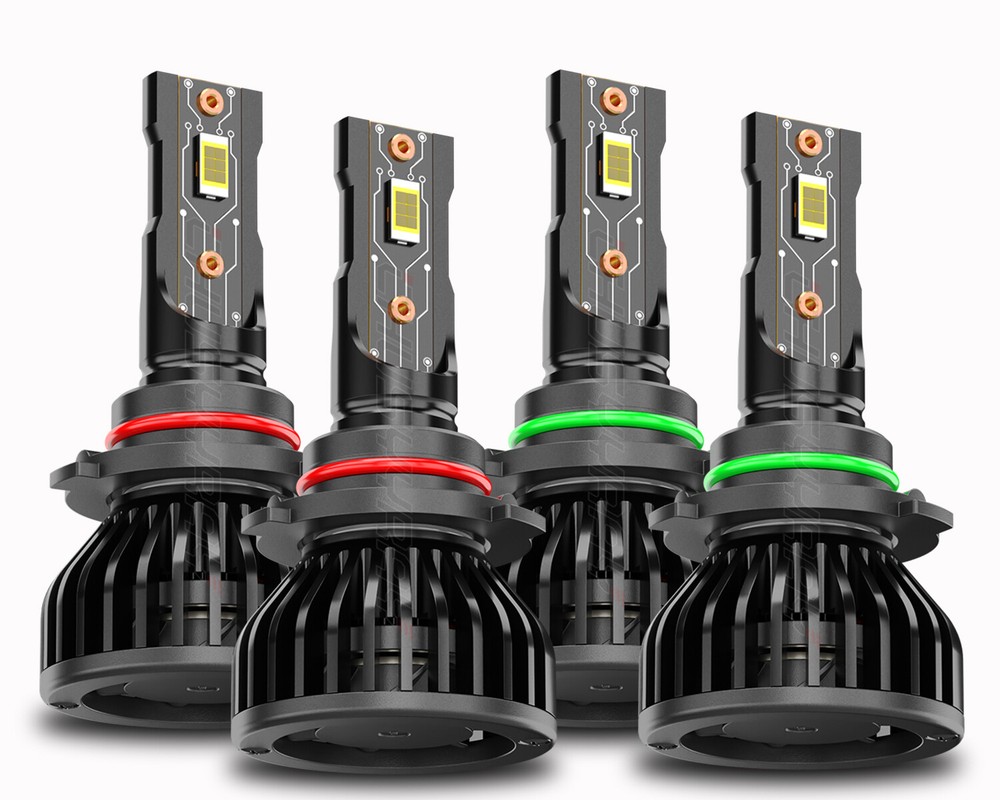 For Chevy Tahoe 2001-2005 2006 LED Headlight Kit 9005 9006 High Low Beam Bulbs