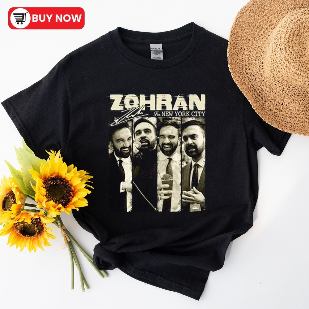 Zohran Mamdani Signature Shirt, Zohran for Mayor of New York TShirt, S-5XL