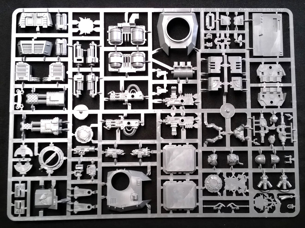 Blood Angels Baal Predator Tank TURRET SPRUE Flamestorm Cannon Space Marines 40K