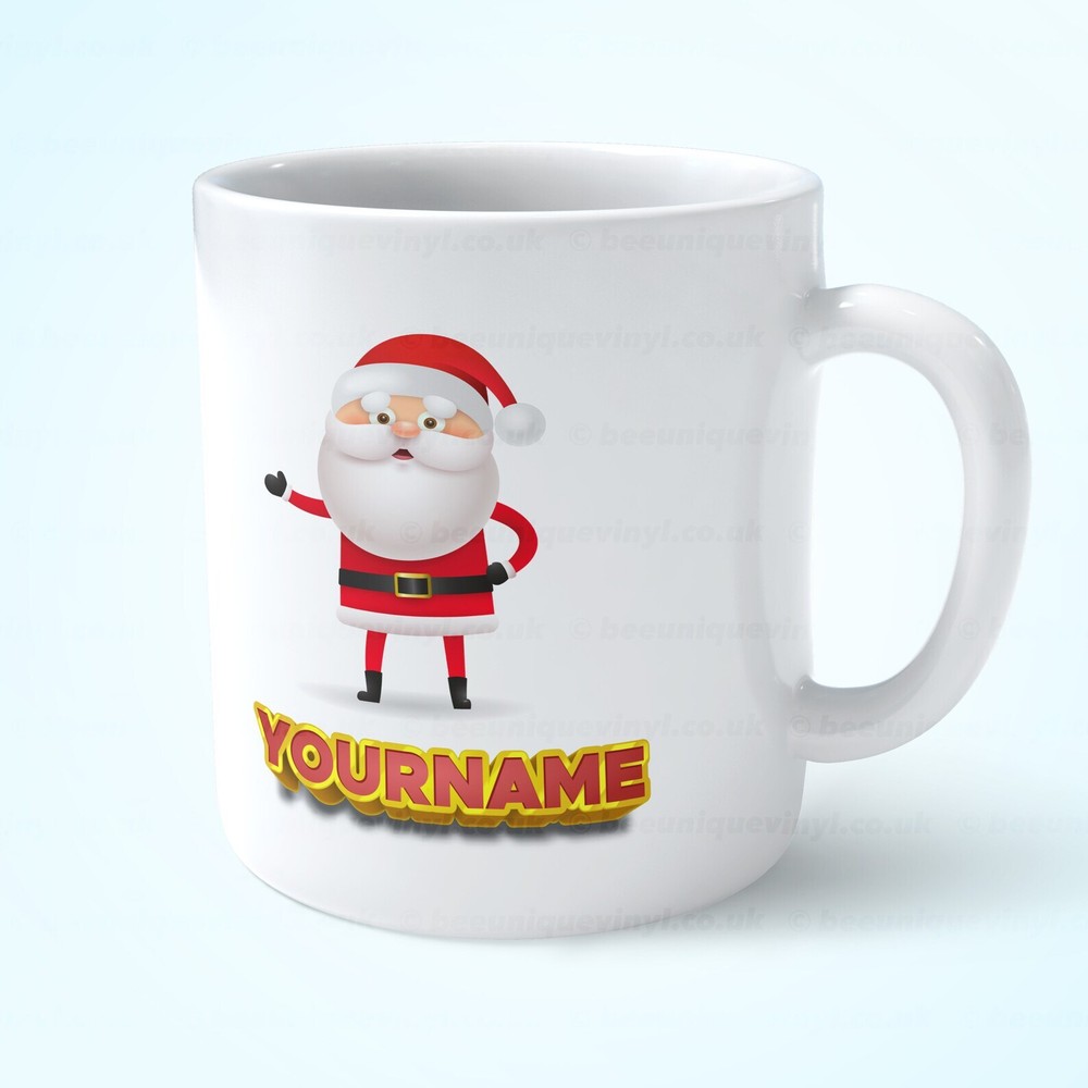 Custom Santa Mug Xmas Mug Christmas Mug Cute Mug Personalised Mug Custom Mug