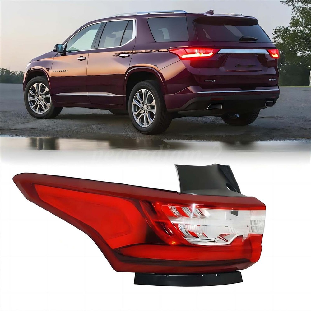 LED Red Tail Light For 2018-2021 Chevy Traverse Rear Lamp Left Driver Side Outer