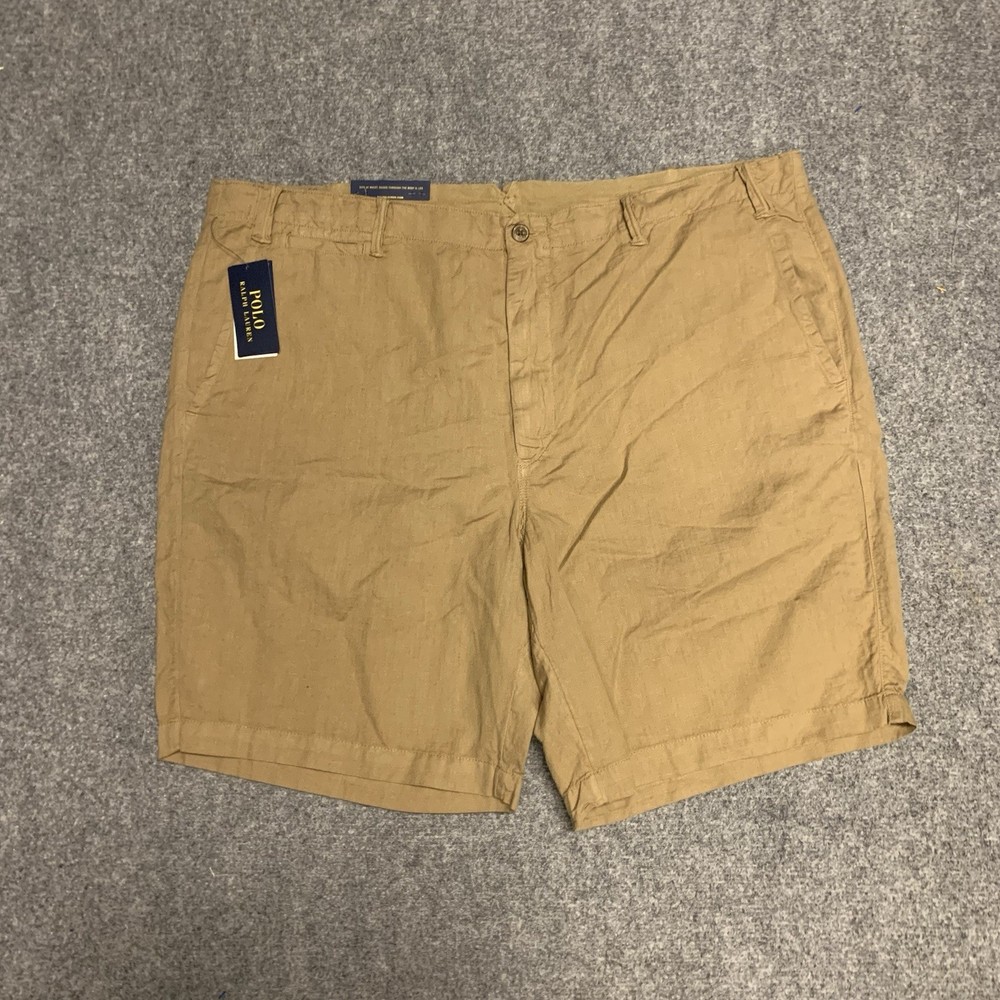 Polo Ralph Lauren Shorts Mens Sz 44B BIG Classic Fit Linen Blend Tropical