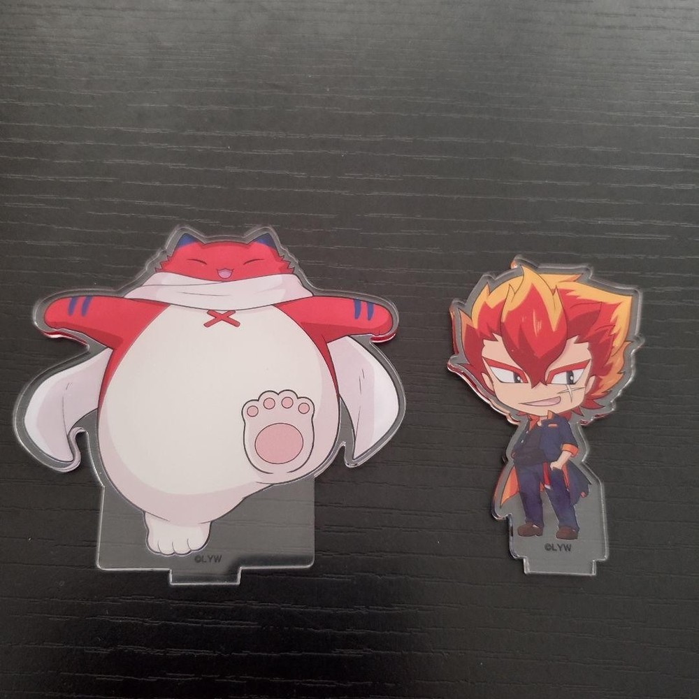 Yokai Watch Academy Y Bakera Mera Raido acrylic anime stand 2 types