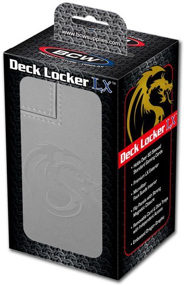 Deck Locker LX - White BCW GAMING SUPPLY BRAND NEW ABUGames