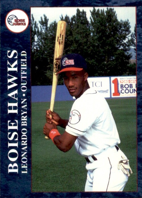 1995 Boise Hawks Team Issue 8 Leonardo Bryan Dominican Republic DR Baseball Card