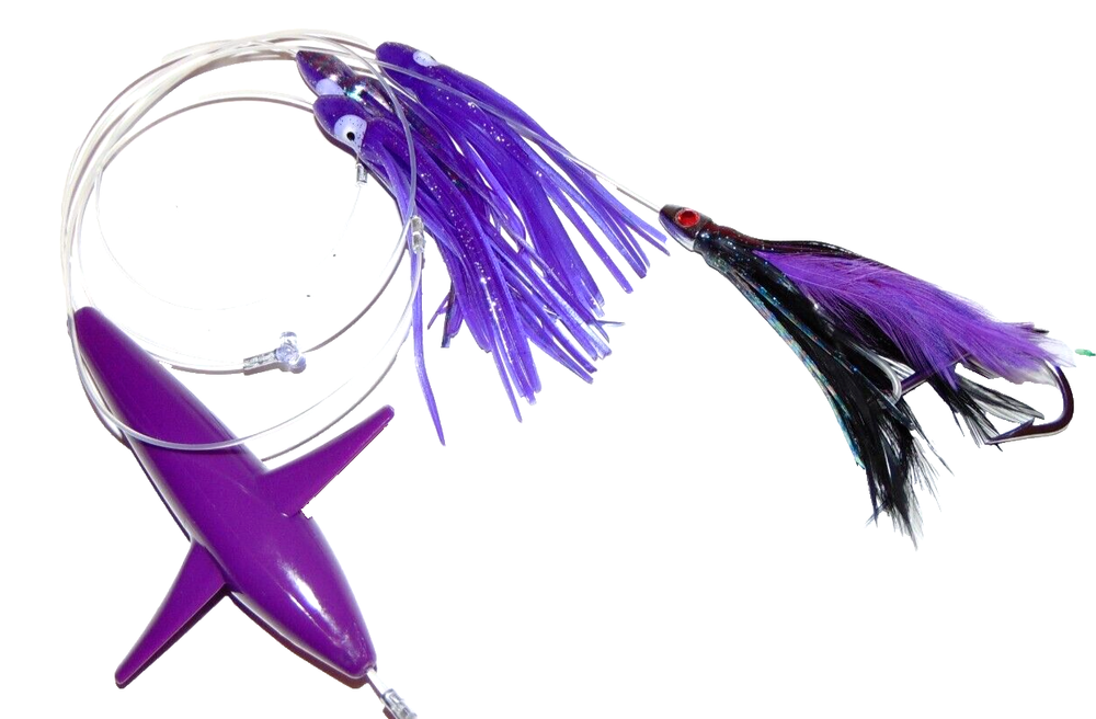 Feather Daisy Chain Teaser Lure for Tuna Mahi Dorado Trolling