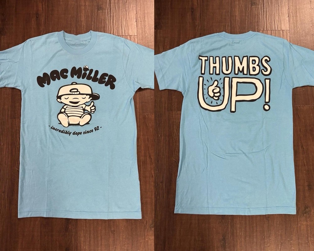 VTG 2012 Mac Miller Incredibly Dope Since 92 Thumbs Up! T-Shirt S-5XL