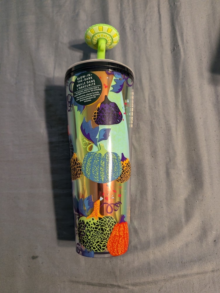 Starbucks Pumpkin Glow Cup with UFO Light-Up Straw-image