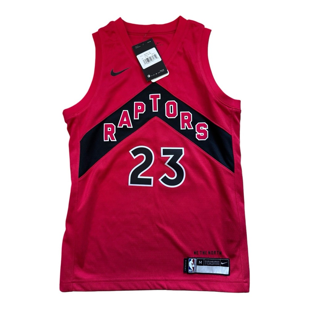 Nike NBA Toronto Raptors Fred VanVleet Youth Jersey Size M Red #23 NWT