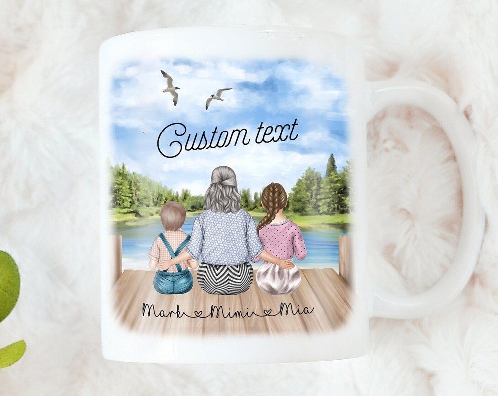 Custom Grandma Mug Personalized Nana or Mimi Gift for Grandkids
