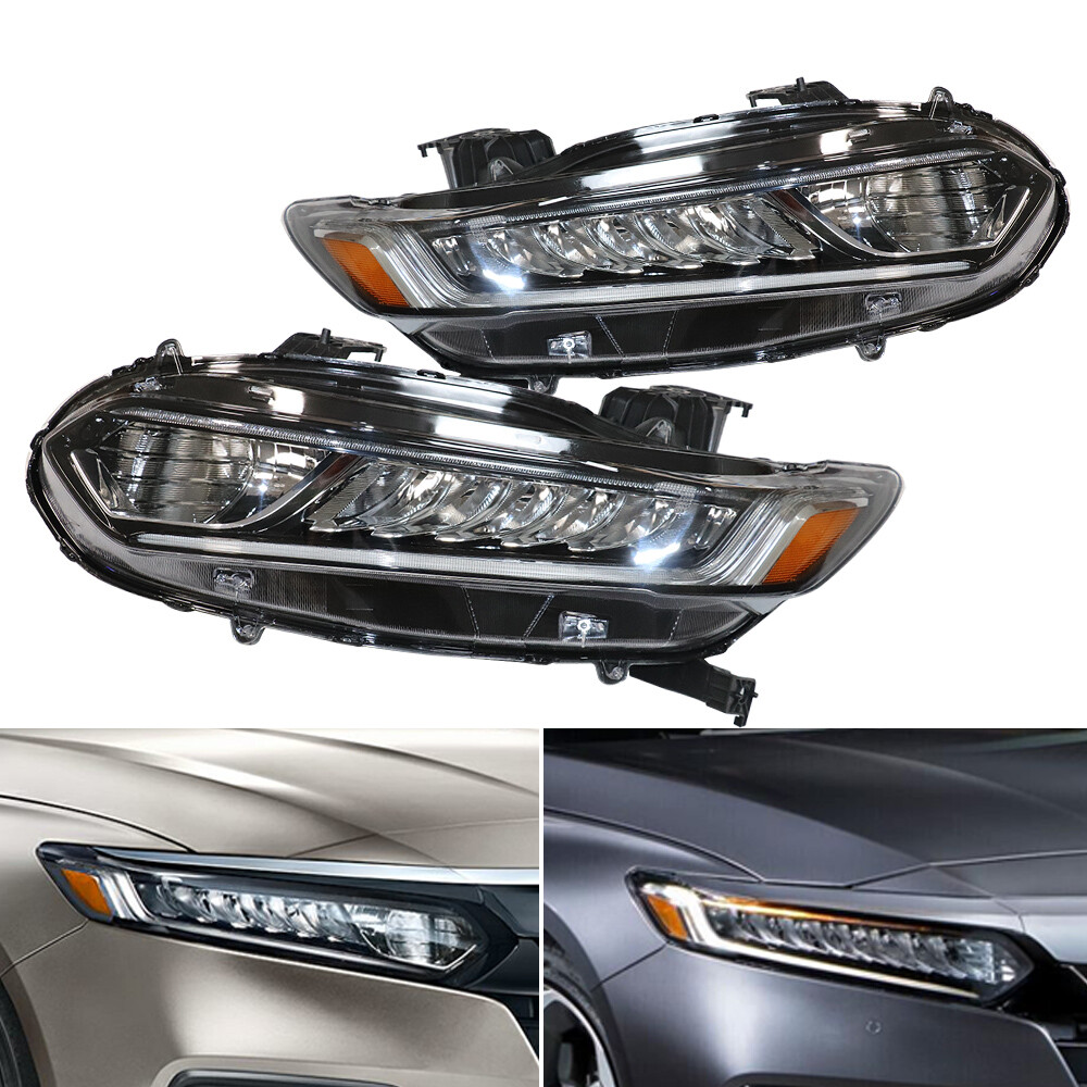 2018-2021 Honda Accord OEM LED Headlights Pair – Left & Right Side