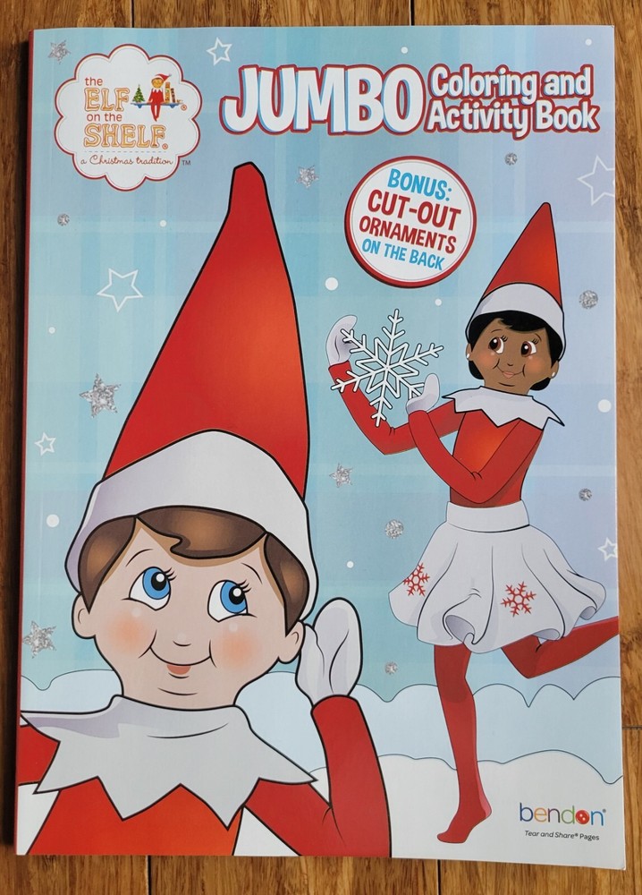 Elf on the Shelf - A Christmas Tradition JUMBO Coloring & Activity Book - NEW!
