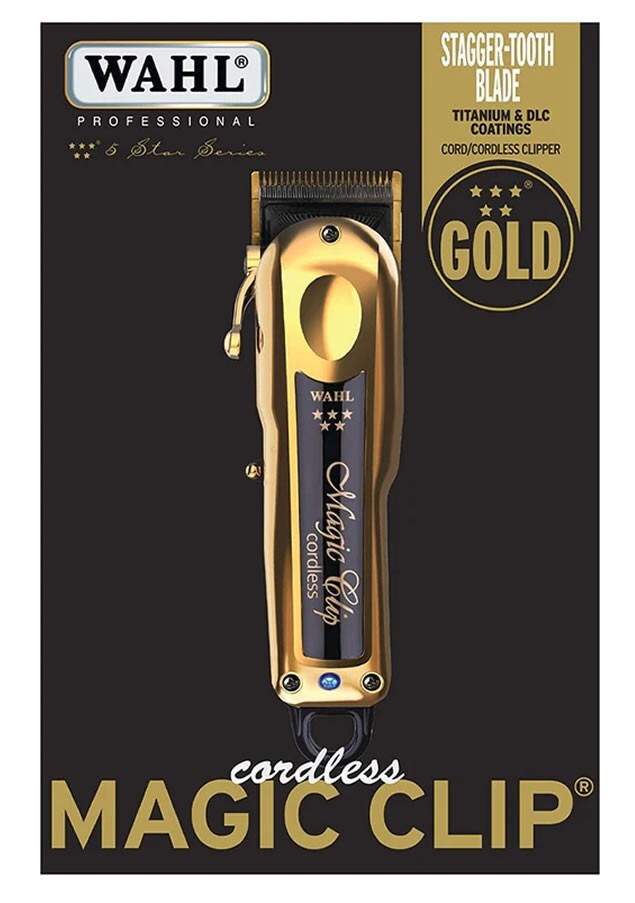 Wahl Professional 5 Star Gold Cordless Hair Clipper Model 8148-700