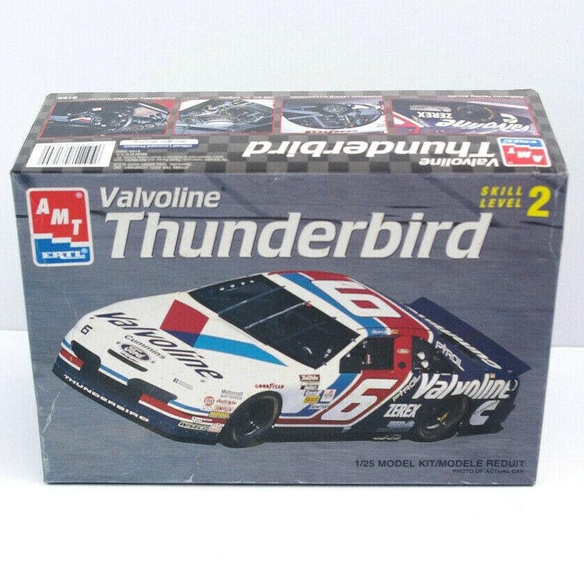 AMT ERTL NASCAR FORD THUNDERBIRD #6 VALVOLINE MODEL KIT 1/25 DIECAST CAR 08043