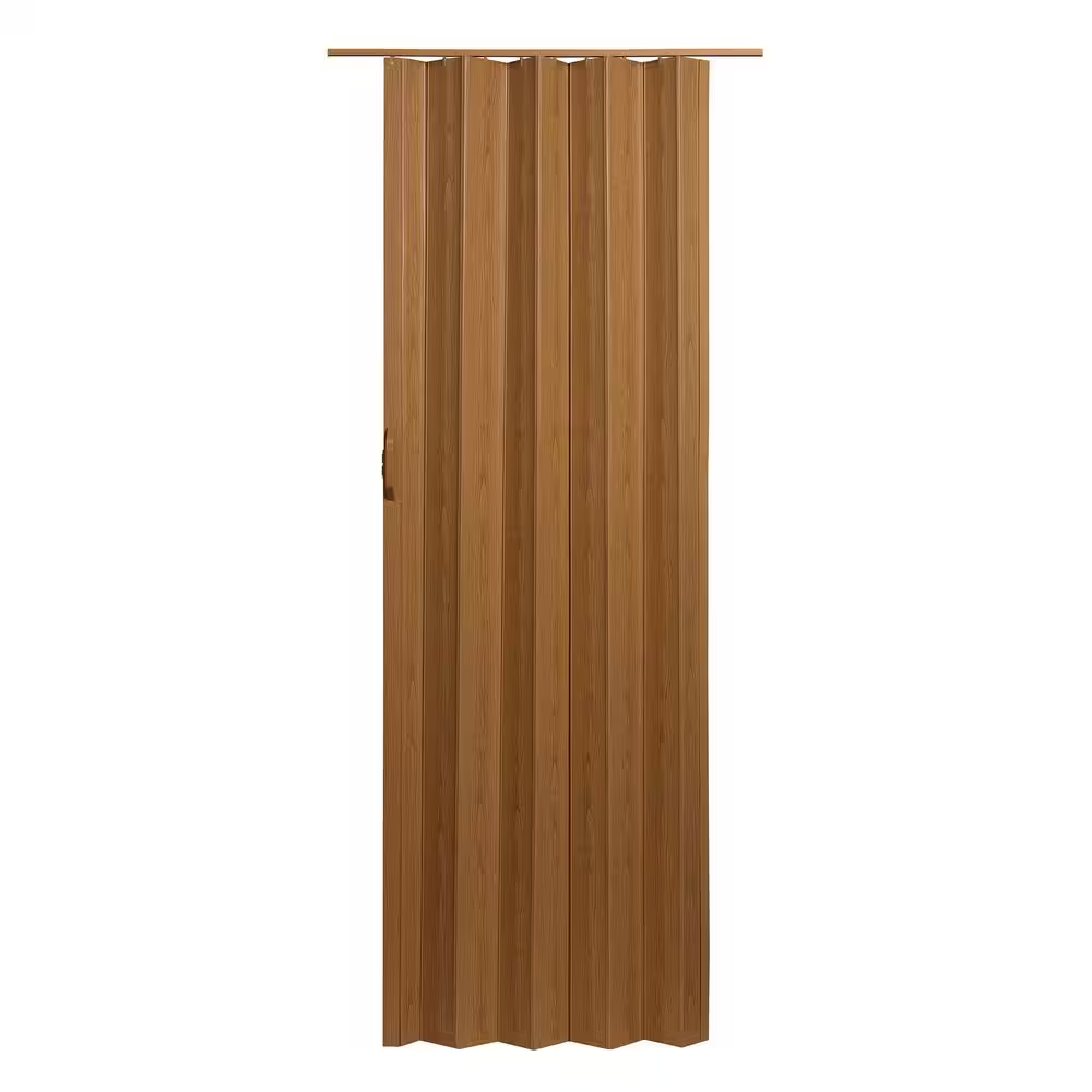 Spectrum Via 48x96 Fruitwood Vinyl Accordion Door for Closet or Entryway