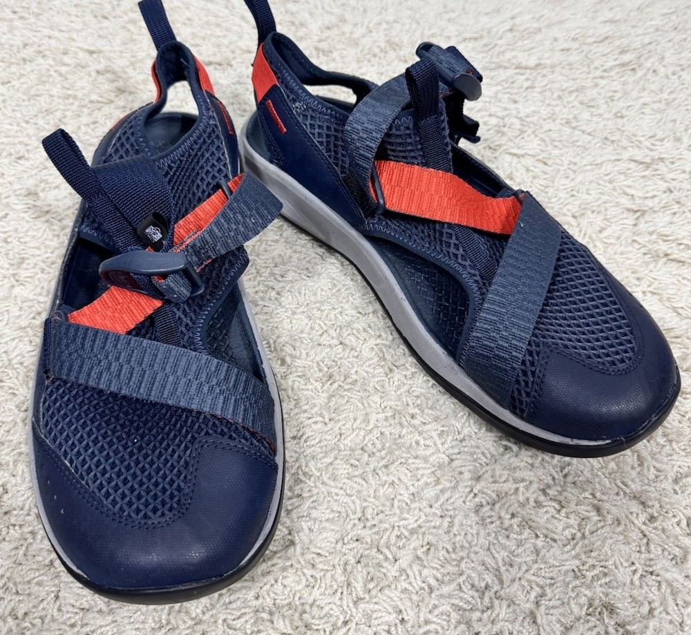 Chaco Men’s Odyssey Sport Sandals Blue Mesh All Terrain Water Hiking Shoes Sz 9