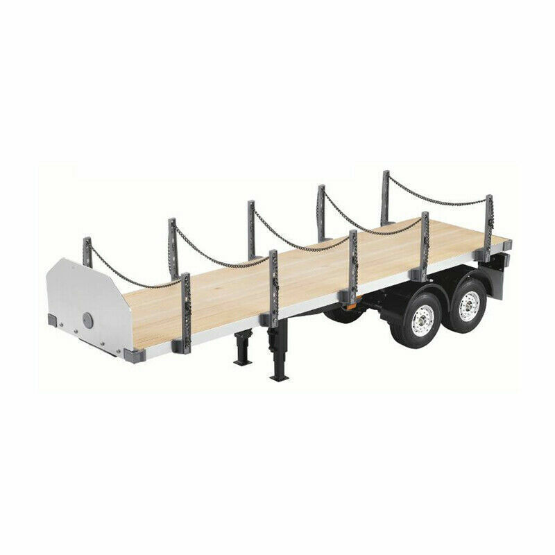 Hercules 2Axle RC Tractor Flatbed Semi Trailer Truck 1:14 for DIY TAMIYA ModelUv