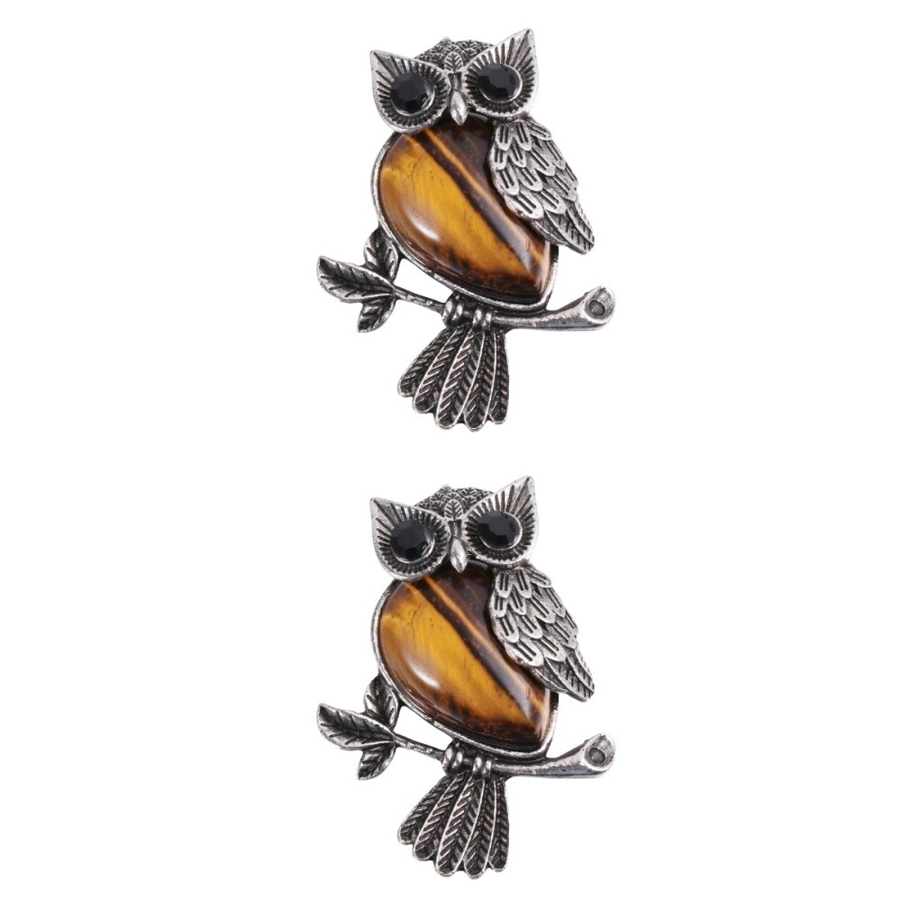 Owl Scarf Buckle Clip Creative Breastpin for Women Wedding Accessories