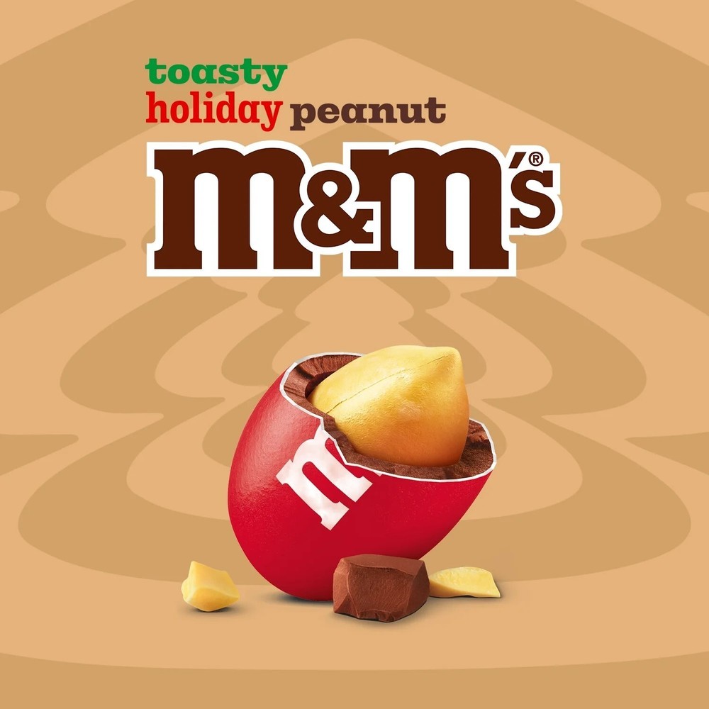 M&M's TOASTY HOLIDAY PEANUT MIX Candy, VALUE PRICE LIMITED TIME IN POUNDS BAG!!-image