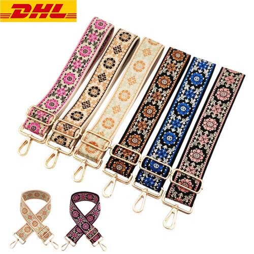 Stylish Ethnic Crossbody Strap Replacement Wide Belt Bag Accessory