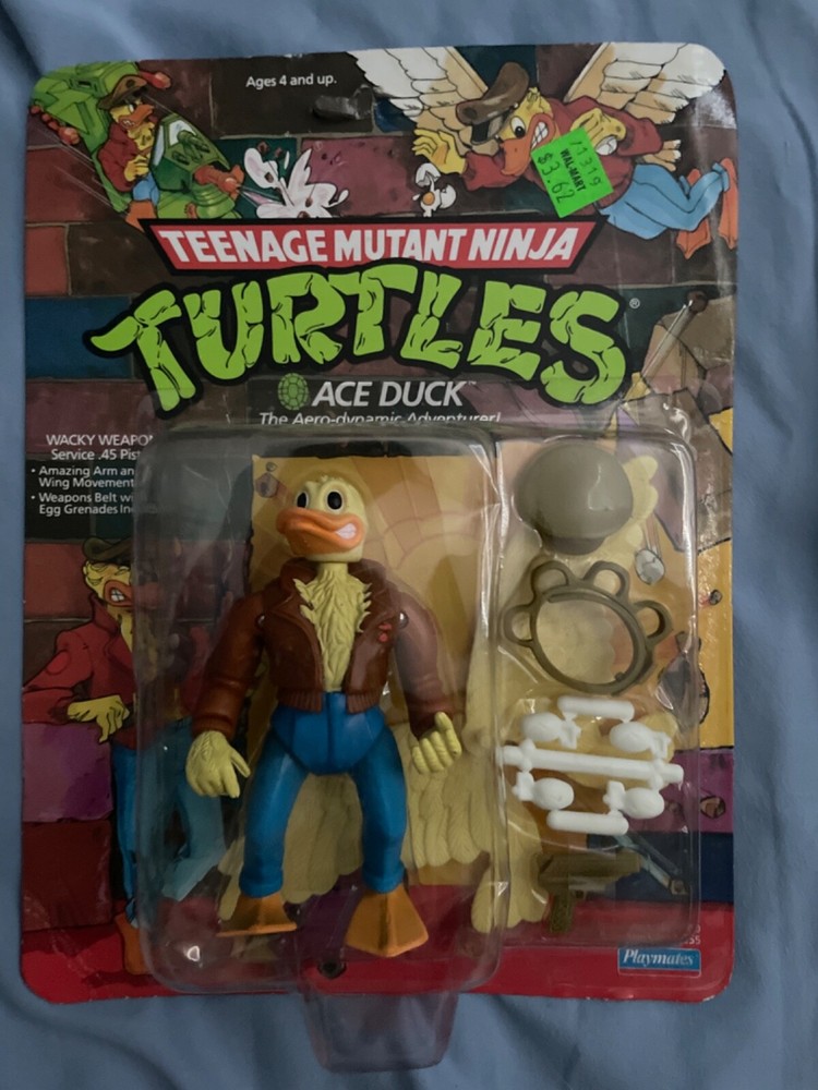 1989 Ace Duck Pilot TMNT Teenage Mutant Ninja Turtles Playmates New