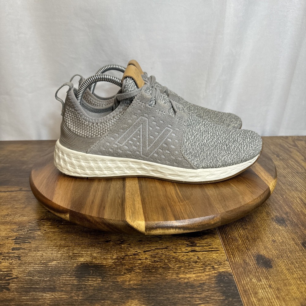 New Balance Fresh Foam Womens Shoes Gray Athletic Running Sneakers Sz 9 WCRUZOG