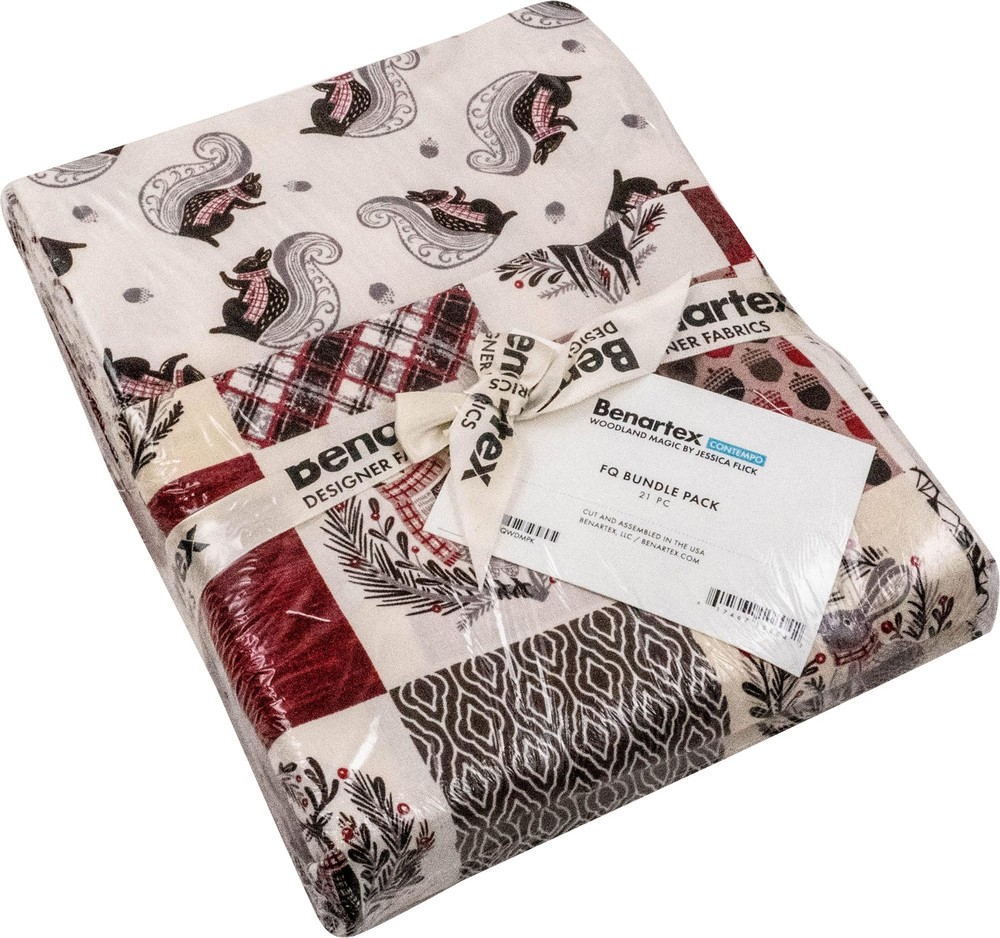 Fabrics Woodland Magic Fat Quarter Bundle 21pc
