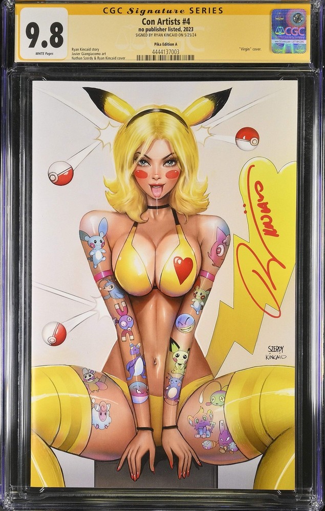 Con Artists #4 Signed by Ryan Kincaid CGC 9.8