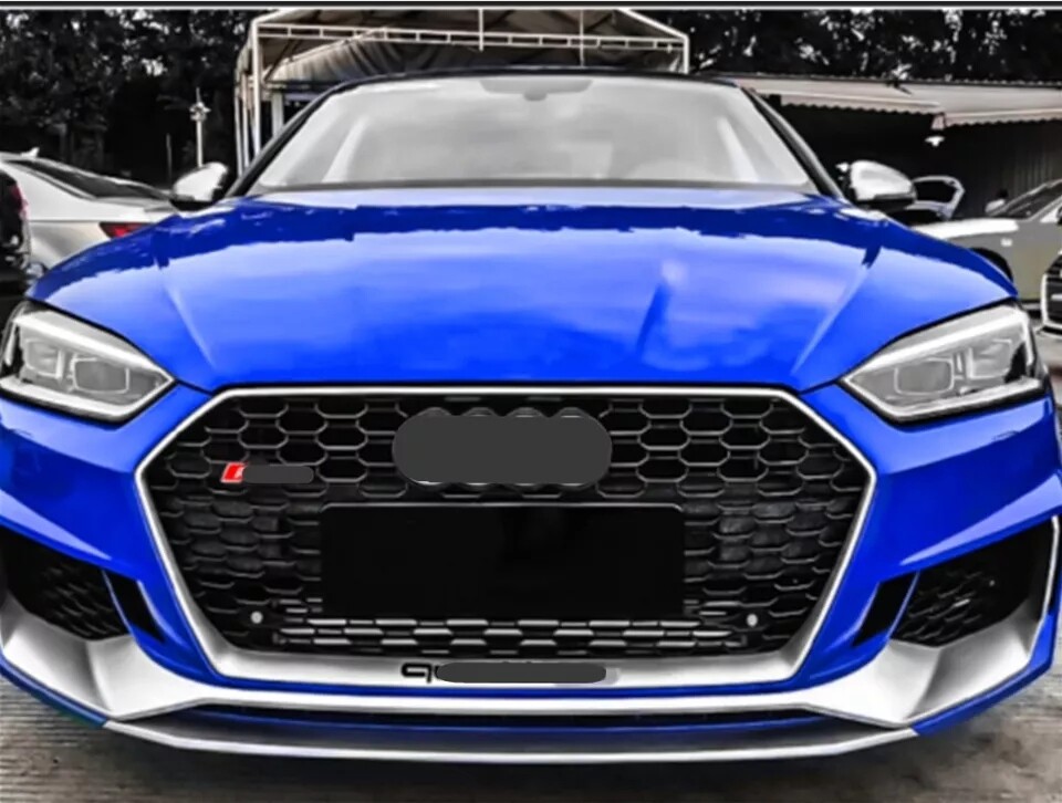 For 2017 2018 2019 Audi A5 S5 RS5 Black Front Bumper honeycomb Mesh Grill grille