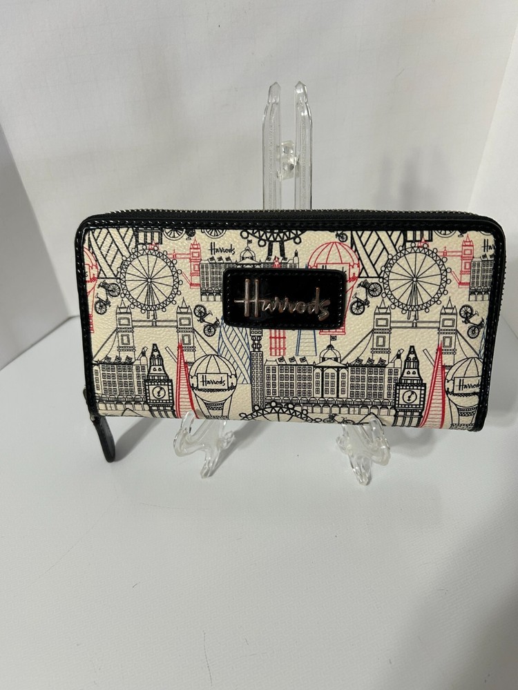 Harrods of London Zippered Wallet